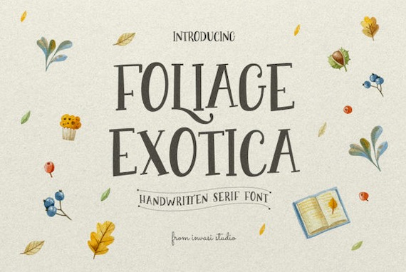 Foliage Exotica Font