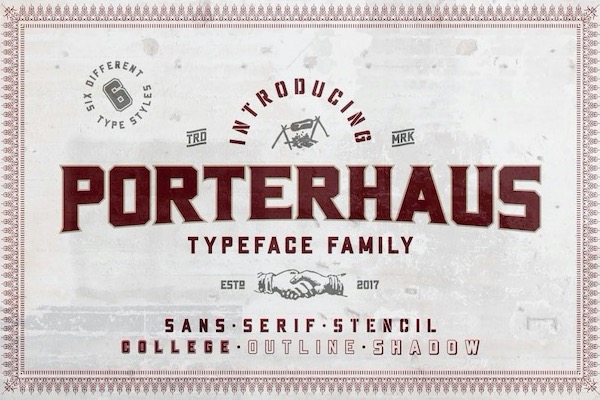 Porterhaus Font