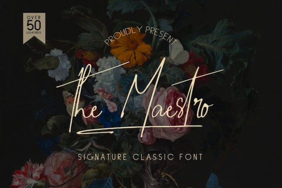 The Maestro Font