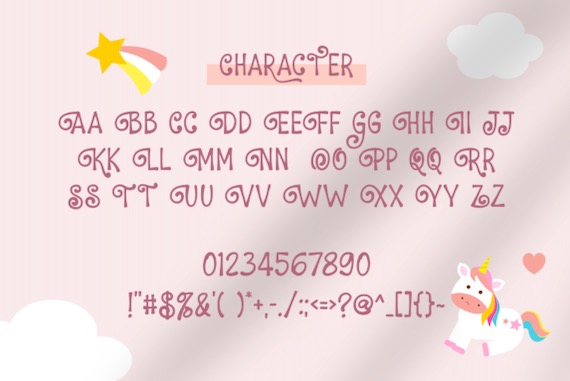 Unicorn Express Font free