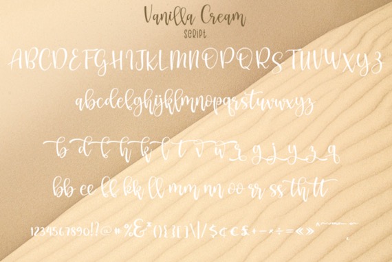 Vanilla Cream Font free