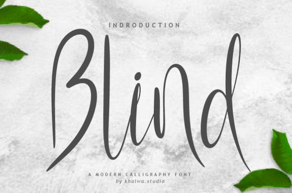 Blind Font