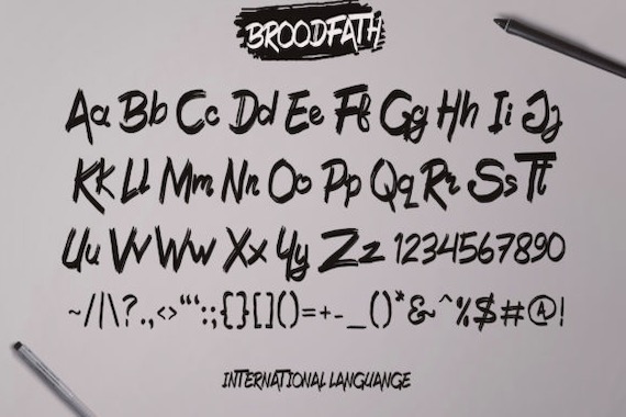 Broodfath Font free