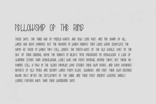 DarkSword Light Font free