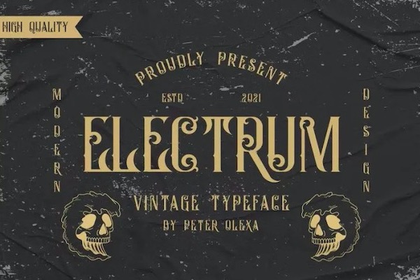 Electrum Font