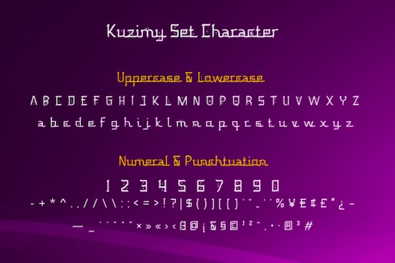 Kuzimy Font free