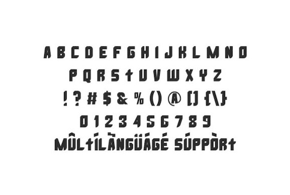 Race Break Font free