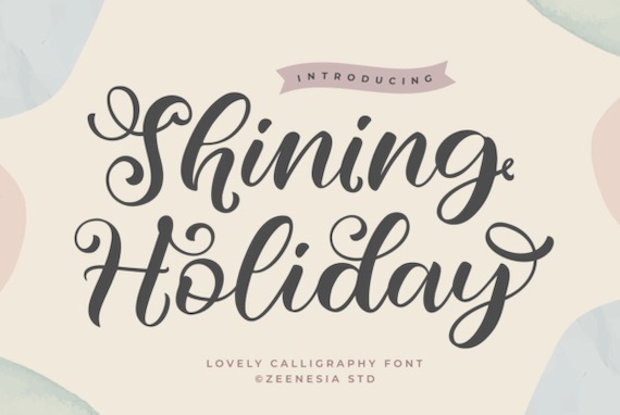 Shining Holiday Font