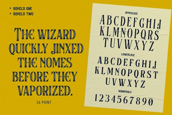 Boheld Font free