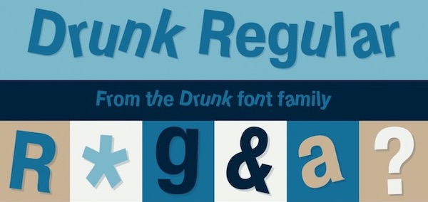 Drunk Font