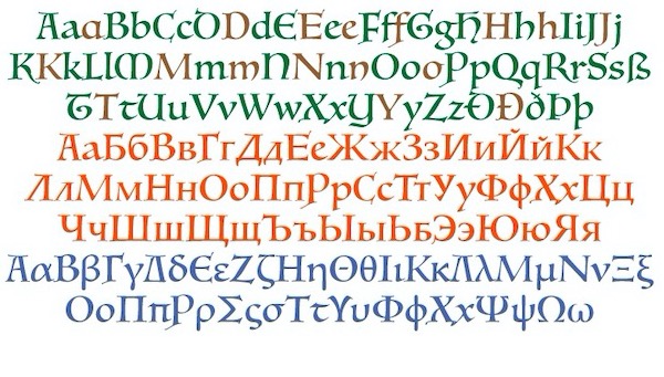 Luminari Font free