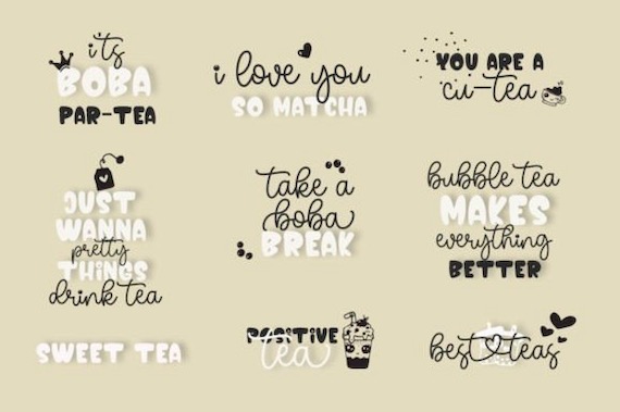 Boba Milk Font free