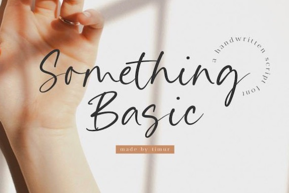 Something Basic Font