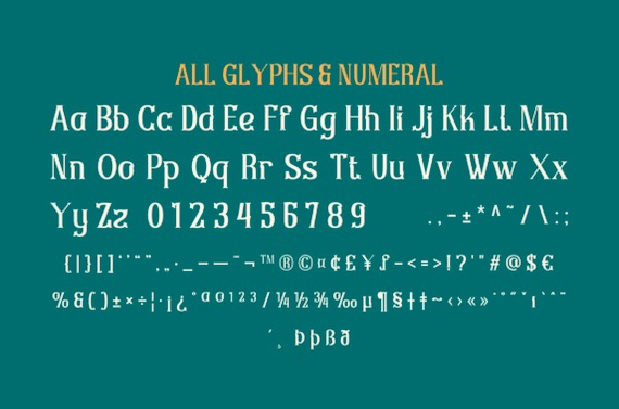 Gafineth Font free