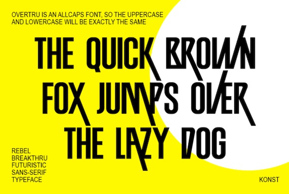 free Overtru Font