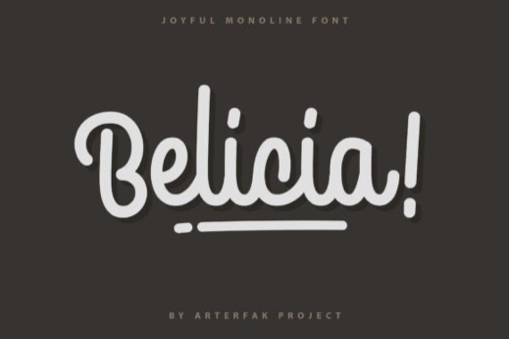 Belicia! Font free