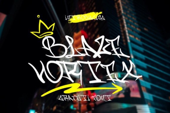 Blaze Vortex Font