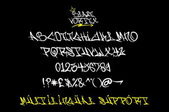 Blaze Vortex Font free