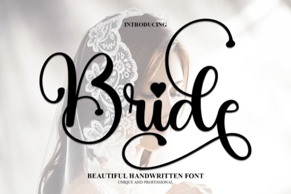 free Bride Font