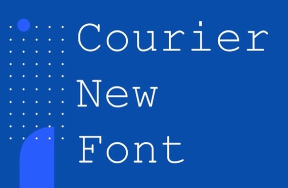 Courier New Font download