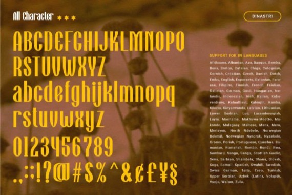 Dinastri Font free