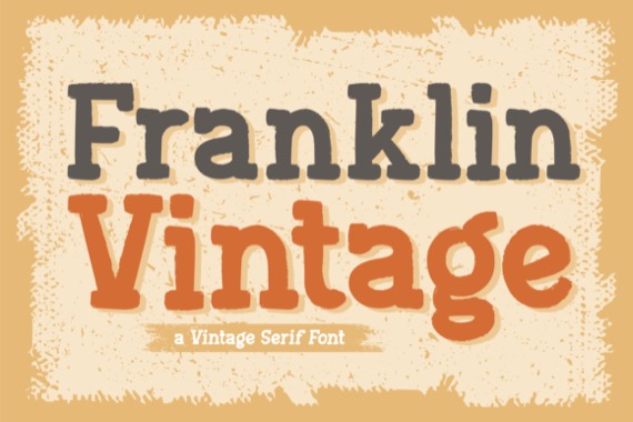 Franklin Vintage Font free