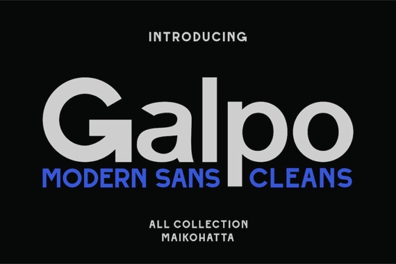 free Galpo Font