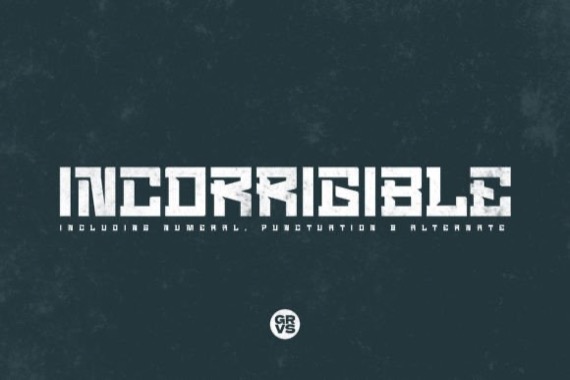 Grvs Incorrigible Font
