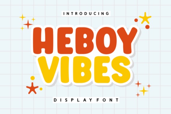 Heboy Vibes Font