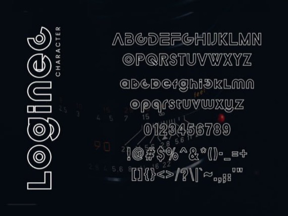 Loginec Font free