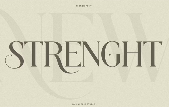 free Misron Font
