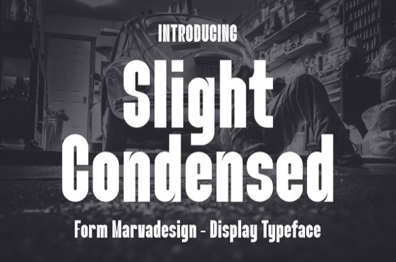 Slight Condensed Font