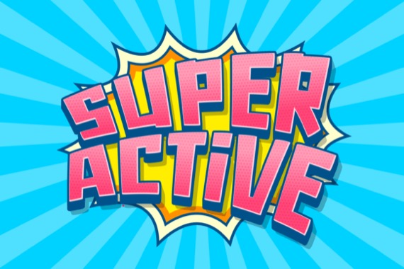 free Super Active Font