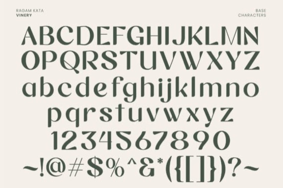 Vinery Font free