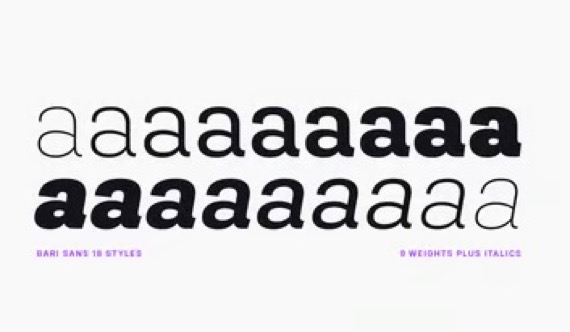 Bari Sans Font free