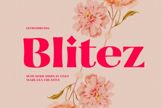 Blitez Font free