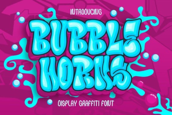 Bubble Horns Font