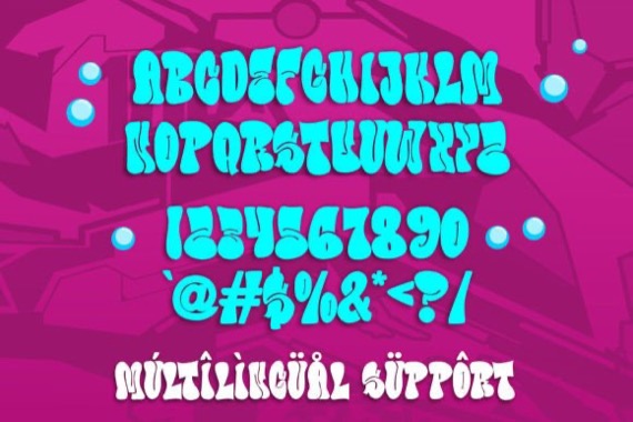 Bubble Horns Font free