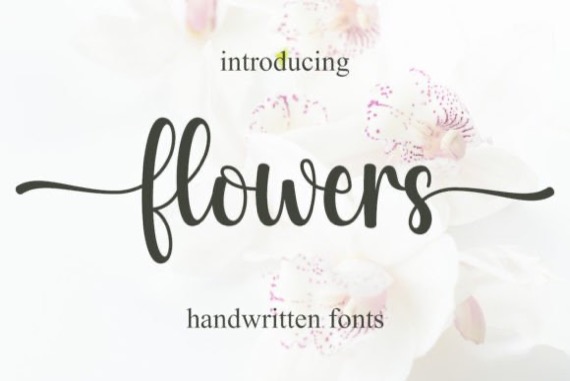 Flowers Script Font