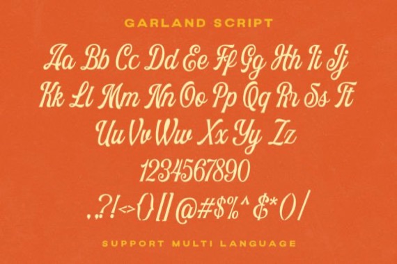 free Garland Font