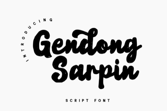 Gendong Sarpin Font free