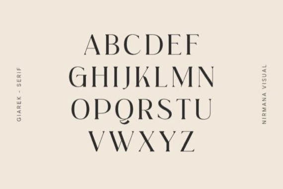 Giarek Font free