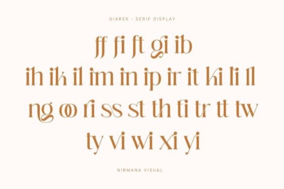 free Giarek Font