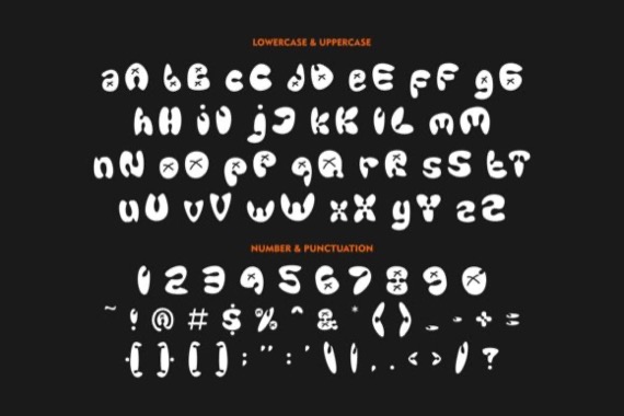 free Graffiti Line Font