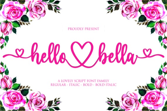 free Hello Bella Font