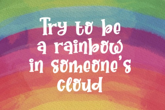 Hello Rainbow Font