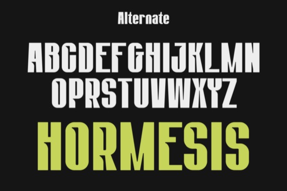 free Hormesis Font