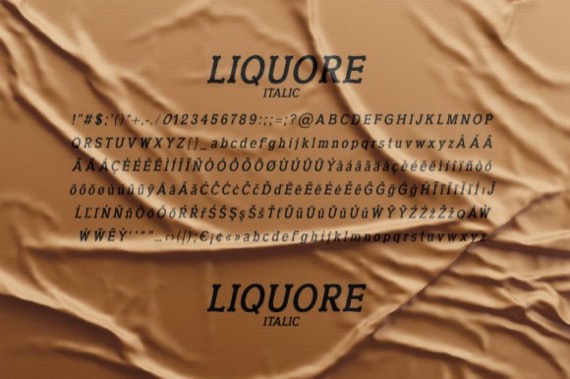 Liquore Font free