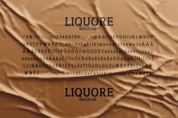 free Liquore Font