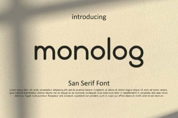 Monolog Font